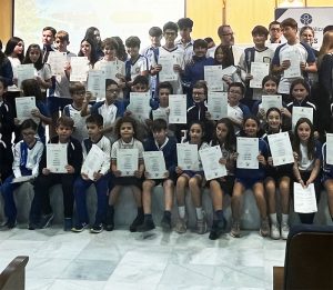entrega de diplomas de inglés cambridge en almería de la academia de inglés Oxford Indálica